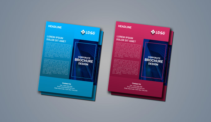 Bestseller - design modern flyer, bi fold, tri fold, multi page brochure