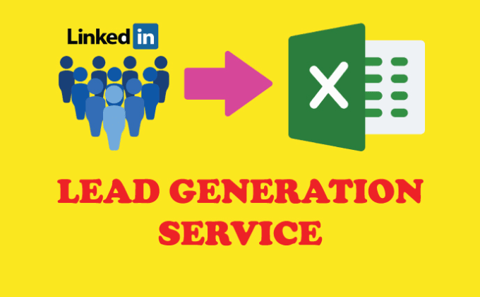 Gig Preview - Do b2b lead generation, from linkedin, data entry