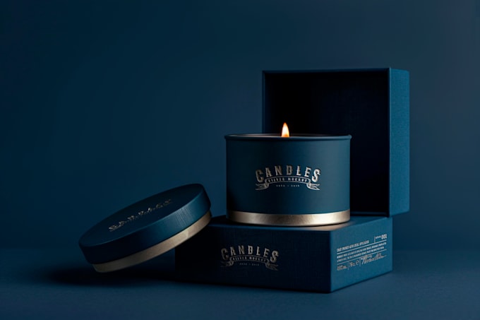 Gig Preview - Do amazing candle label and candle box design