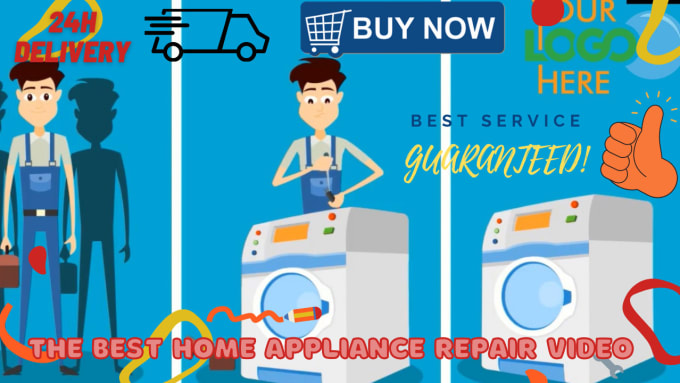 Gig Preview - Do appliance repair service short video ads