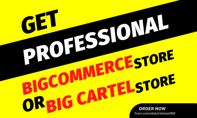 Gig Preview - Create customize bigcommerce store or big cartel store