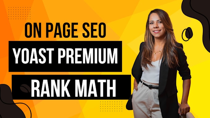 Gig Preview - Do on page SEO with yoast premium and rank math pro