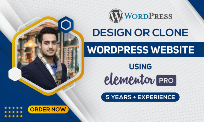 Gig Preview - Design or clone website using elementor pro in wordpress