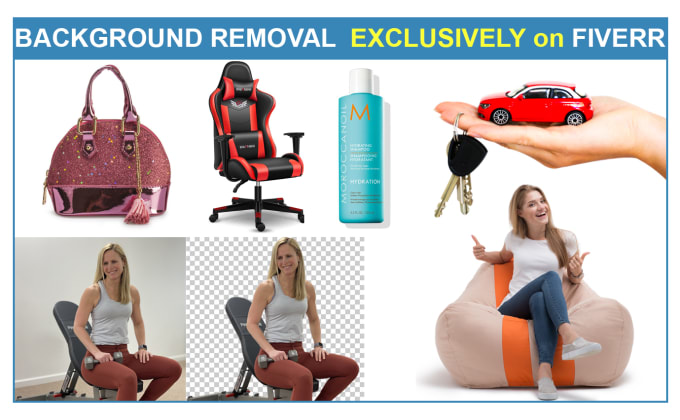 Gig Preview - Do background removal, clipping path, white, transparent png