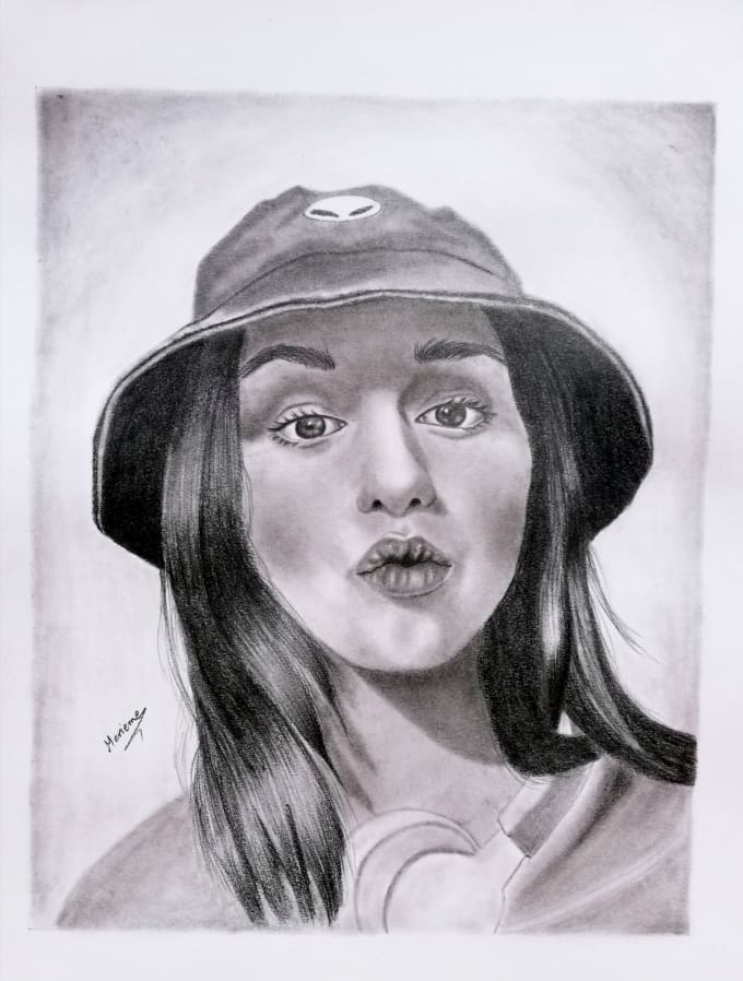 Gig Preview - Draw pencil sketch portrait from your photo