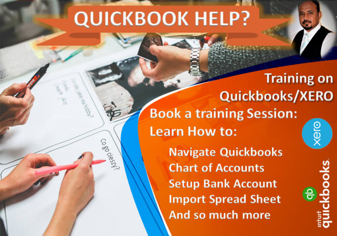 Gig Preview - Train you bookkeeping on quickbooks, xero, wave step by step