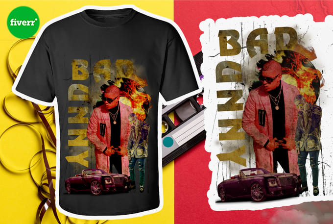 Gig Preview - Design the most bigger classic  bootleg 90s shirts