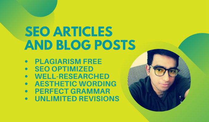 Gig Preview - Write captivating SEO articles and blog posts on any topic