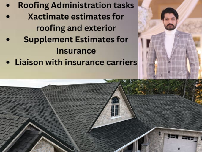 Gig Preview - Be VA for the roofing administration and xactimate estimates