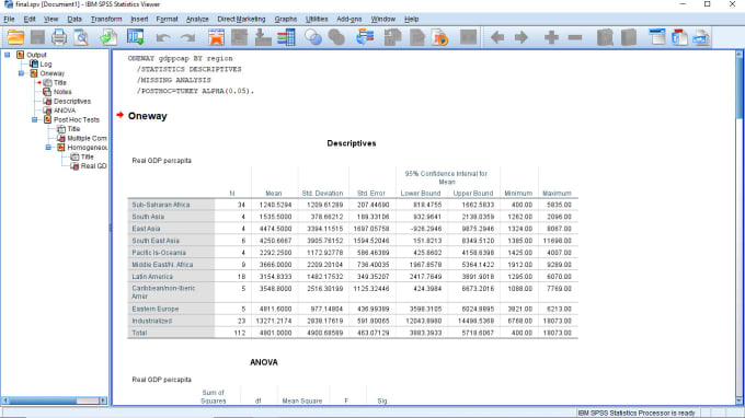 Gig Preview - Do data analytics and spss analysis excellently