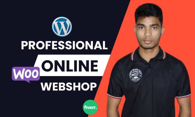 Gig Preview - Build a online webshop or woocommerce online store