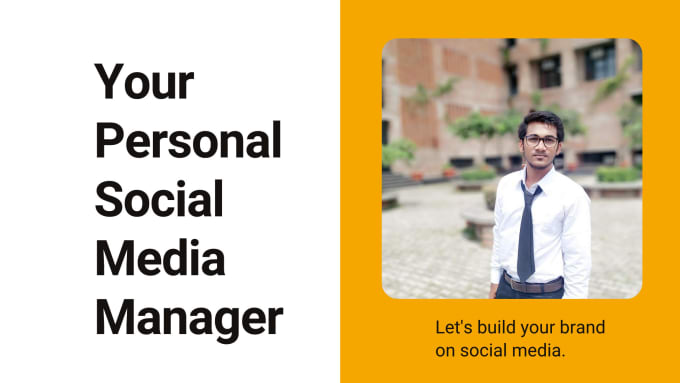 Gig Preview - Be your social media marketing manager and content creator