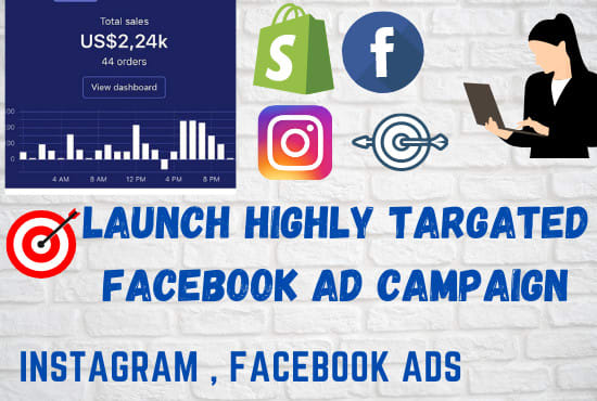 Gig Preview - Do facebook and instagram ad campaign for shopify dropshipping