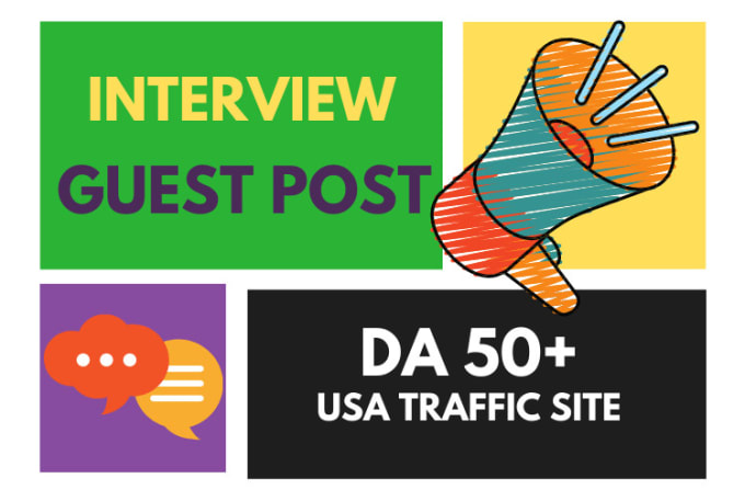 Gig Preview - Publish your interview on a USA site