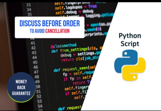 Gig Preview - Code python applications, programs and scripts for you