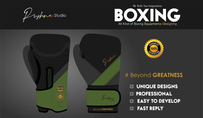 Gig Preview - Do professional boxing gloves designs