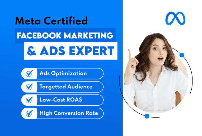 Gig Preview - Be your facebook marketing and  fb ads expert