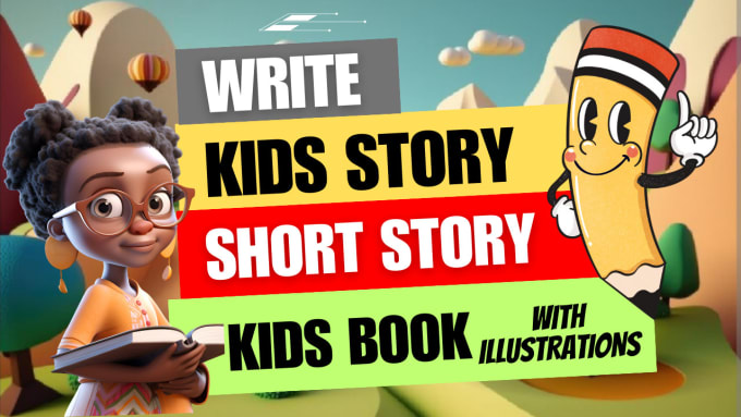 Gig Preview - Ghostwrite book and ebook writing children short stories with illustrations