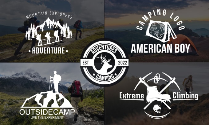 Gig Preview - Do adventure outdoor hiking camping mountain and hunting logo