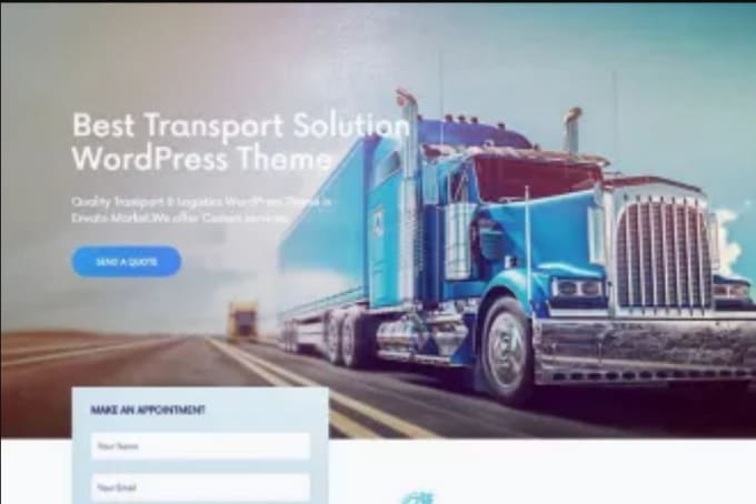 Bestseller - build logistics, trucking, freight broker, dispatch,transportation,cargo websit