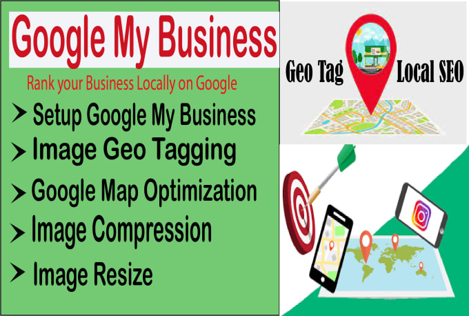 Gig Preview - Setup google my business gmb, geotag images for local SEO