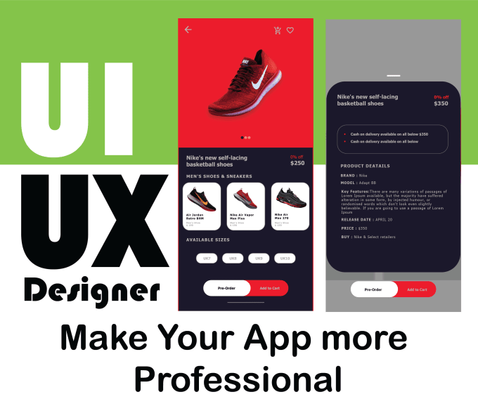 Gig Preview - Do professional and creative UI UX designs