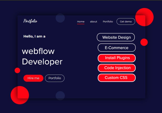 Gig Preview - Develop responsive webflow website