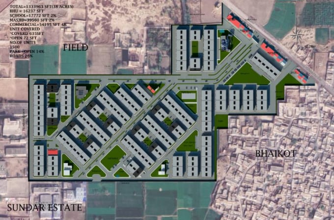 Gig Preview - Create architectural and urban plan in 3d presentation