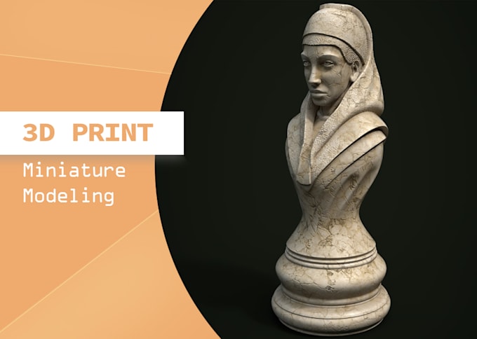 Gig Preview - Do high quality 3d sculpting for miniatures printing