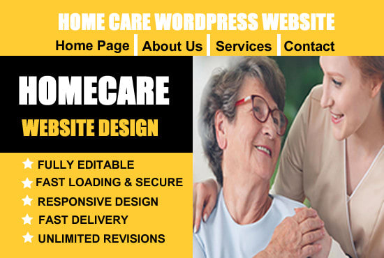 Gig Preview - Create assisted living and home care website