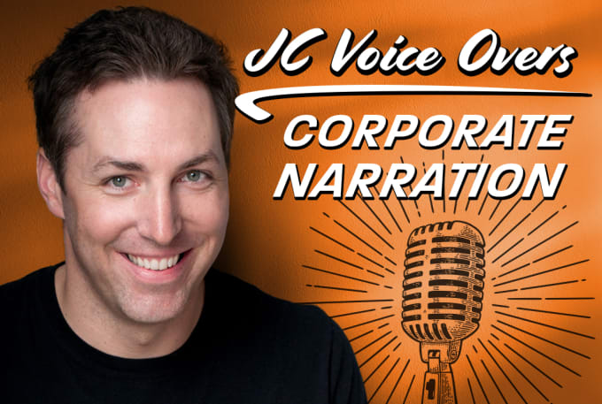 Gig Preview - Record an engaging corporate narration voiceover