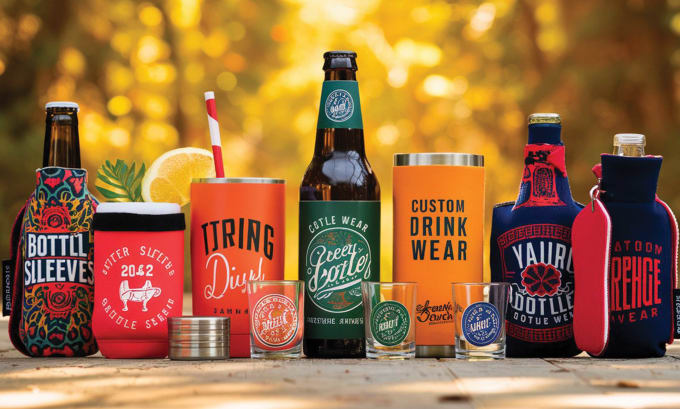 Gig Preview - Design beer can coolers, koozies, drinkwares