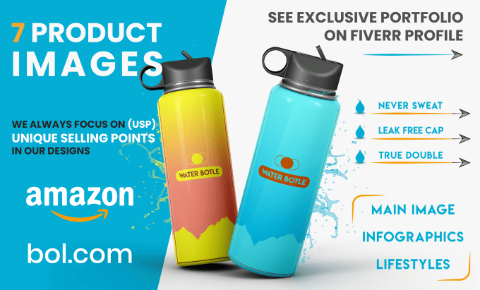 Gig Preview - Do amazon listing images product infographic lifestyle or bol products