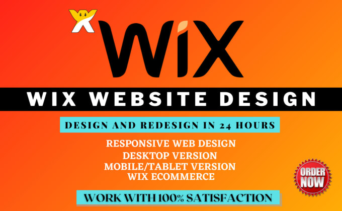 Gig Preview - Design attractive wix website and develop SEO or fix problems