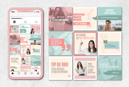 Gig Preview - Design and plan a cohesive instagram puzzle feed