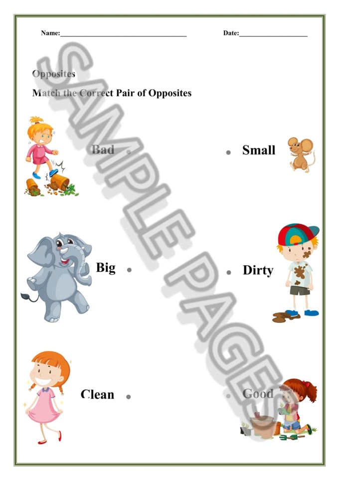 Gig Preview - Provide commercial use kids worksheets and activity books