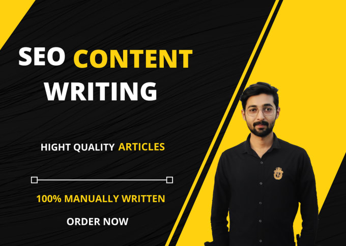 Gig Preview - Write well researched, SEO optimized articles and blog posts for website