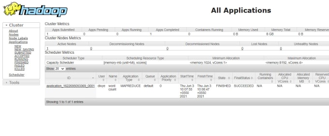 Gig Preview - Do work related to apache hadoop and spark