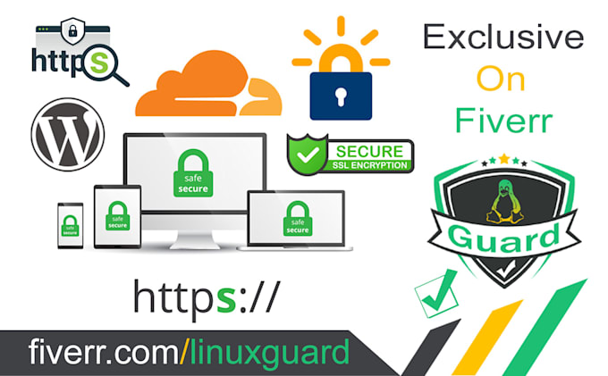 Gig Preview - Install SSL certificate, free SSL certificate, wordpress SSL, fix SSL issues