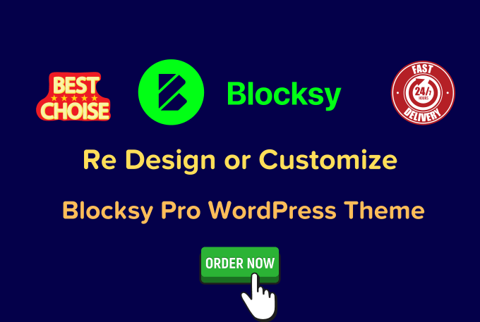 Gig Preview - Customize or redesign blocksy pro wordpress theme with greenshift