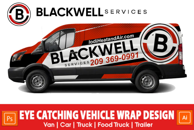 Gig Preview - Do professional any vehicle wrap, car wrap,truck,van,sticker design