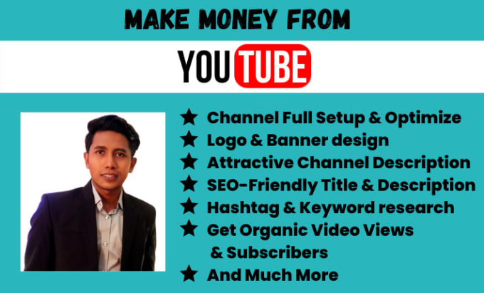 Gig Preview - Create youtube channel and do video SEO to rank organically