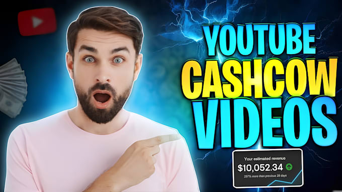 Gig Preview - Be your faceless youtube video creator for cash cow videos