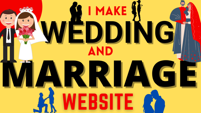 Gig Preview - Create dating website, wedding website, marriage website, online dating