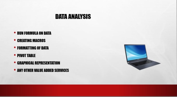 Gig Preview - Analyze data for you