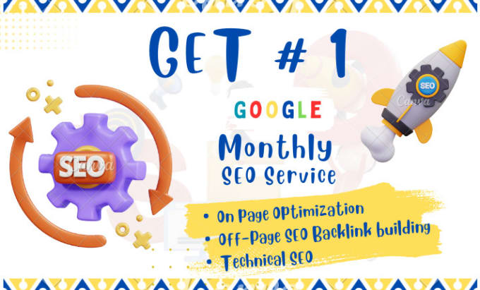 Gig Preview - Deliver a complete monthly SEO service with backlinks for google top ranking