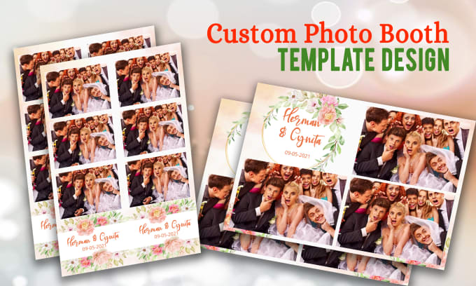 Gig Preview - Design custom photo booth template