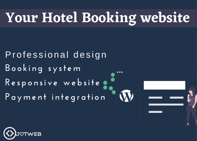 Gig Preview - Create your wordpress appointment, hotel booking website