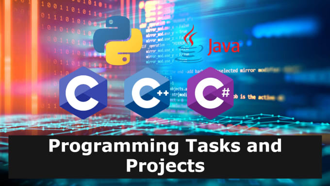 Gig Preview - Code python java c  cpp c sharp programming, coding, debug, tasks and projects