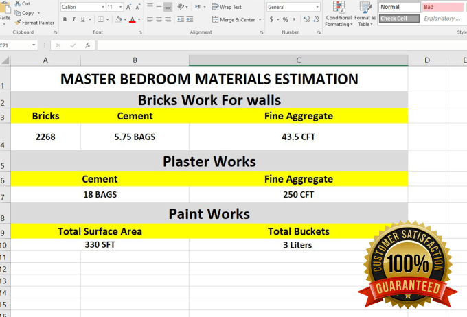 Gig Preview - Do civil and architectural material quantity takeoff and estimation